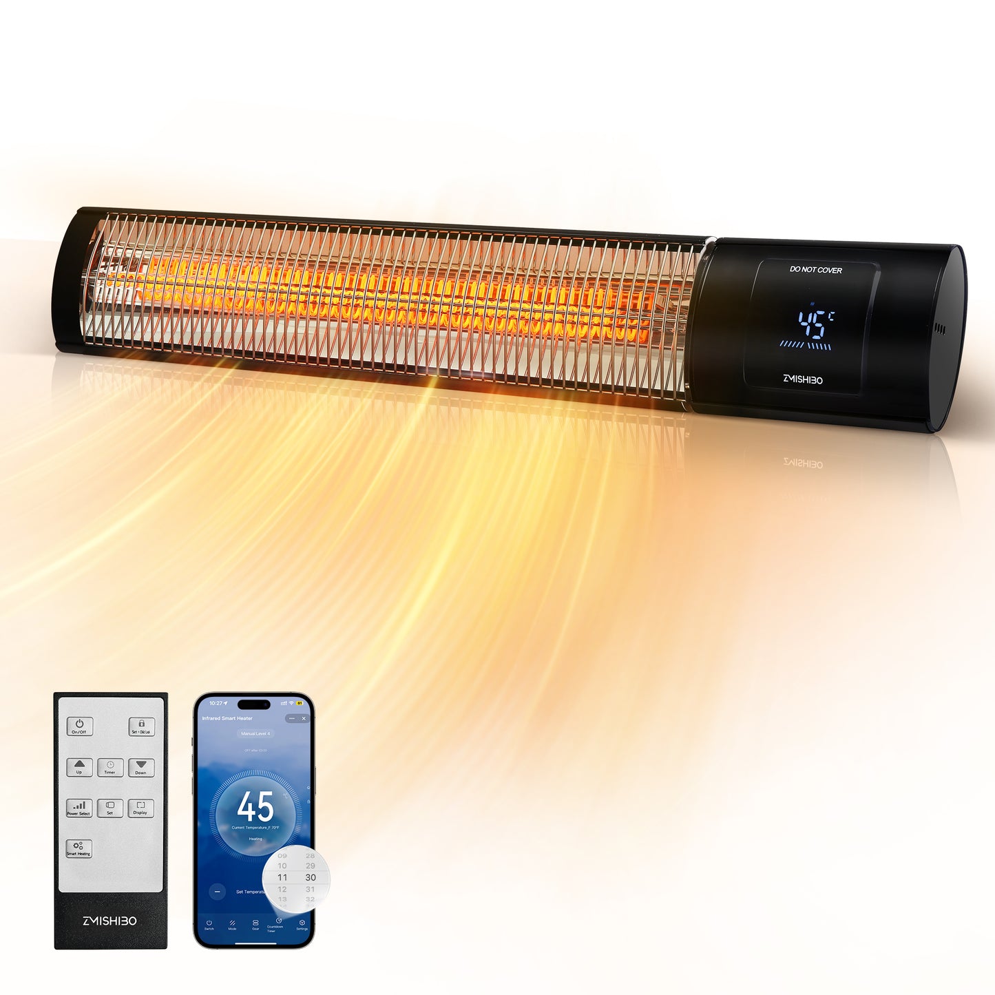 ZMISHIBO Infrarot Heizstrahler 2000W